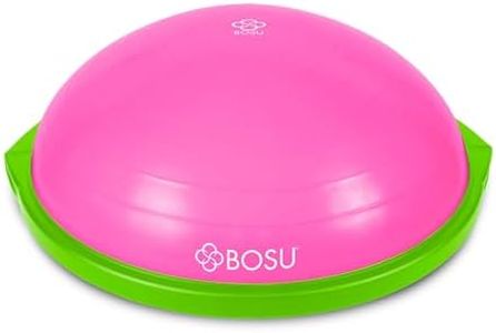 Bosu 72-10850 Home Gym Equipment The Original Balance Trainer 65 cm Diameter, Pink and Lime Green