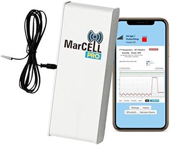 MarCELL PRO - Professional Level Remote Temperature, Humidity & Power Monitor - No Wifi Needed (Uses Verizon Network) - RV, Network Room, Freezer, Home - Instant Phone Call Alerts - Made in the USA