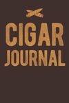 Cigar Journal: Blank Cigar Tasting & Review Log Book With Flavor Wheel For Aficionados