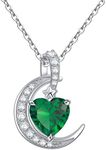 Qings May Emerald Birthstone Neckla