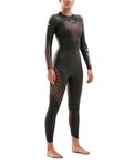 2XU Women's P1 Propel Wetsuit, Black/Sunset Ombre, Large