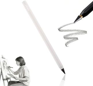 everpen Pencil, Forever Pencil, Metal Alloy Writing Instrument, That Never Needs Sharpening, Reusable Metal Inkless Pencils, Ideal for Writing & Drawing (White)