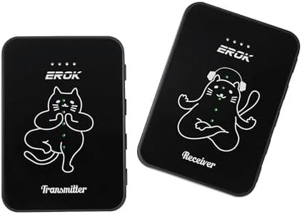 EROK Wireless in Ear Monitor System MT-11, 2.4G Stereo with 4.5ms Low Latency, 6H Battery, Beltpack Receiver, Auto-Pairing, 1-to-Many for Church, Band, Singer, Stage(1*Set)