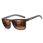 ZENOTTIC Polarized Sunglasses for Men Lightweight TR90 Frame UV400 Protection Square Sun Glasses