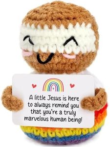 Agantree art First Day of School Gifts for Kids, Back to School Supplies Gifts for Son Daughter, Inspirational Birthday for Teens Boys Kindergarten Preschool Crochet Jesus