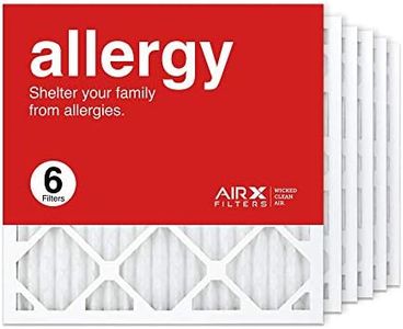 AIRx Filters 18x18x1 Air Filter MERV 11 Pleated HVAC AC Furnace Air Filter, Allergy 6-Pack, Made in the USA