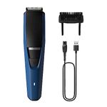 Philips Skin Friendly Beard Trimmer| 10 length settings| 15mins quick charge| Self Sharpening Blades | Cordless & Rechargeable| New Model - BT3303/30