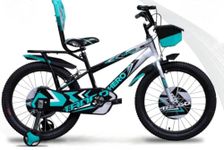Hero Boomer Kids Cycle in 16t Wheel Size with Fat TYRE for Age Group 5-8 Years (Blue Orange)