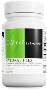 DAVINCI Labs Natural Flex - A Glucosamine and Chondroitin Sulfate Supplement to Support Connective Tissue and Joint Functions - Gluten Free - 90 Capsules