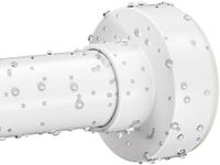 Emlaoe White Shower Curtain Rod 34-