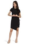 Fashion Dream Girls Above Knee Bodycon Dress|Girls Dress|Kids Dresses|Short Dress for Girls|Frocks for Girlss(FD.OMGFRK00062 BLK 32_Black_9-10Yrs)