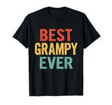 Vintage Best Grampy Ever Cool Retro Birthday Gift for Grampy T-Shirt