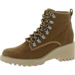 Dolce Vita Womens Huey Hiker Leather Casual Combat & Lace-up Boots, Whiskey Nubuck, 9.5