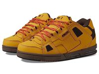 Globe Sabre Wheat Dark Oak Mens Leather Skate Trainers