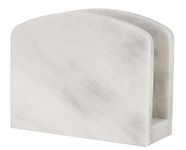 Radicaln Marble Napkin Holder White 6.5"x5.5" Inch Dining Table Handmade Napkins Holder - Simple Modern Home & Kitchen Paper Towel Holder Countertop - Used as Utensil Holder, Home Décor & Bar Napkins