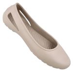 WALKAROO Womens Belly Shoes|Perfect for Casual and Office wear|Stylish & Light Weight Design|WC8925 - Greige