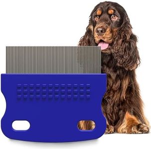 Petpost | Tear Stain Remover Comb for Dogs - Extra Fine Tooth Rake Gently & Effectively Gets Rid of Crust, Mucus, and Gunk Around Your Shih Tsu or Maltese (Tear Stain Comb)
