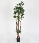 Home Bloom Artificial Olive Tree,5FT Tall Fake Plant Faux Olive Plants for Indoor,Natural Fake Tree,Artificial Silk Plants for Office Home Living Room Floor Patio Greening Porch Decor,Set of 1
