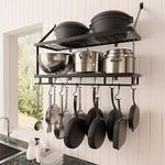 KES Pot Pan Rack for Kitchen Hangin