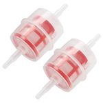 2 Pack Universal Small Inline Diesel Fuel Filter to fit 6mm - 8mm Pipe