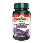 Natures Aid Acidophilus Complex, 5 Billion Bacteria, 90 Capsules (Lactobacillus Acidophilus, Lactobacillus Rhamnosus, Lactobacillus Casei, Good Bacteria, Shelf Stable, Vegan Society Approved)