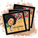 Palladio Rice Powder, Loose Setting Powder, Absorbs Oil, Leaves Face Looking and Feeling Smooth, Helps Makeup Last Longer For a Flawless, Fresh Look, Warm Beige, Pack of 3