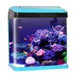 JAINSONS PET Products Fish Aquarium Tank Small Size for Home/Office Aquarium Tank (Color May Vary) (AA-820F, Capacity-17L)