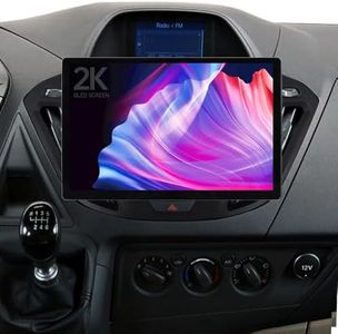 ACAVICA 13.1” QLED Sat Nav Android 15 Head Unit for Ford Transit Custom MK4 & Ford Tourneo Custom 2013-2017 Wireless CarPlay Android Auto, 8Core 4+64GB, 4G LTE, GPS Navi, FM/RDS, Bluetooth, HD Camera