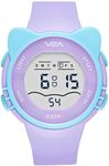 V2A Resin Cure Cat Shaped Digital Kids Watch For Girls Aged Between 3 To 10 Years Of Age Purple Dial&Band Sports Watches For Kids Latest Watch|Return Gift For Kids|Birthday Gifts|Gift For Girls