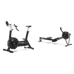 Concept2 BikeErg with PM5 Monitor & RowErg Standard Legs with PM5 - Black