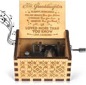 Jsona Granddaughter Music box from Grandma,You are My Sunshine Music box Grandaughter,Grandma to Granddaughter Music Box Grandma's best gift for granddaughter(grandma to granddaughter)