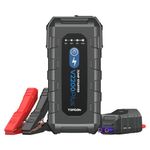 TOPDON V2200 Plus Car Jump Starter and Battery Tester 2-in-1 2200A Battery Booster Power Pack for Up to 8L Gas/6L Diesel Engines-DHUNIKART