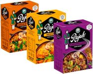 Rajah Curry Powder Variety Pack Bundle - Includes Medium, Hot, and Mild Curry Powders - Authentic South African Spices