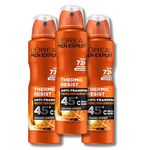 Men Expert Thermic Resist Anti-Perspirant Deodorant Body Spray – 150ml, Pack of 3, Superior Sweat Protection and Extended Freshness; Experience Advanced Formula Designed to Combat Heat and Humidity