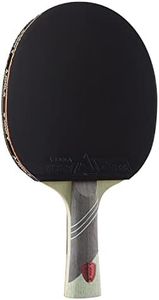 JOOLA Omega Speed - Table Tennis Racket for Advanced Training with Flared Handle - Tournament Level Ping Pong Paddle with Torrent 33 Table Tennis Rubber- Designed for Speed