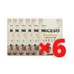 Neceso Premium Dustless Original Clumping Tofu Cat Litter (1.5mm + 2mm Pellet) Natural Cat Litter - Flushable and Easy Cleaning - 3.5KG/7.7LB - 8.75L (Six Bags)