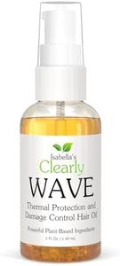 WAVE, Damage Control Hair Oil with Jojoba | Thermal Heat Protector for Sun, Flat Iron, Hot Blow Dry, Blowout to Prevent Damage and Breakage | Sulfate Free Natural Hair Styling Product Made in USA