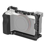 SmallRig Full Cage with Silicone Side Handle for Sony A7C, Comes with Locating Holes for ARRI, Quick Release Plate for Arca and Cold Shoe Mount - 3212