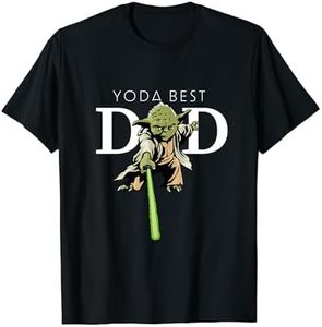 Star Wars Yoda Lightsaber Best Dad Father's Day T-Shirt