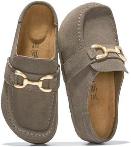 Project Cloud 100% Genuine Leather Clogs for Women Non-Slip Loafers (Holly)