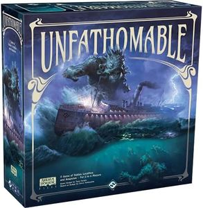 Unfathomable-A Board Game by Fantasy Flight Games–Arkham Horror Game-Hidden Traitor Game-3 to 6 Players–Board Games for Family–2 to 4 Hours of Gameplay–Games for Advance Gamers–Ages 14+