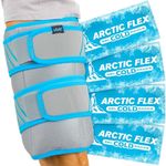 Vive Elbow Ice Pack - Reusable Injury Gel Wrap - Pliable Compression for Cold or Hot Therapy - Refreezable, XL and Adjustable - Wearable for Arm, Sports Recovery, Arthritis, Tendonitis Pain Relief