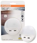 SYLVANIA LED Night Light with Dual USB Ports