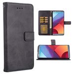 Compatible with LG G6 Wallet Case Leather Flip Cover Card Holder Stand Cell Accessories Folio Purse Credit ID Slot Magnetic Full Phone Cases for LGG6 ThinQ LG6 Thin Q G 6 Plus G6+ 6G VS988 H872 Cases Women Men Black