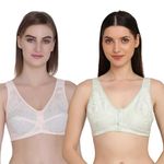 Mamma Presto Women's Nursing Bra MPF2-45 BEGMINT-IJ24-40E