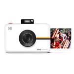 KODAK Step Touch Instant Camera With 3.5 Inch LCD Touchscreen Display (White) Bluetooth Printer With ZINK Technology, 1080p HD Video, 10x Zoom & KODAK App