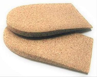 1/8" (3 mm) Heel Lift, Rubber Cork, Small (2" Wide) 1 Pair