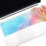 Colorful Keyboard Cover for HP 15.6" Laptop, HP Newest 15.6" Laptop 15t 15z 15-fc 15-fd Series 15t-fd100/fd000 15-fd0083wm 15-fd0017st 15-fc0093dx 15-fd0052ns, HP Newest 250 255 G10 15.6" Laptop