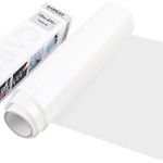 CAREGY HTV 12"x 27ft Roll Iron On White Heat Transfer Vinyl for T-Shirt