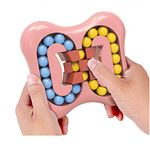 Chocozone Rotating Magic Bean Toys Decompression Rotating Small Beads Magic Cube Toys for Kids Puzzle Educational Toys for 9 Years Old